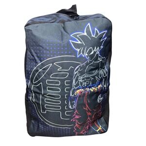 Dragon Ball Z Backpack Goku Design Black Blue Anime School Bag Men NEW!!
